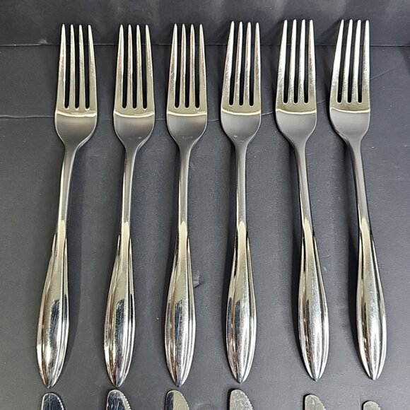 Lenox Stainless Steel 18/10 Flatware Set 30pcs Very Good Quality Service For 6 - Picture 3 of 13